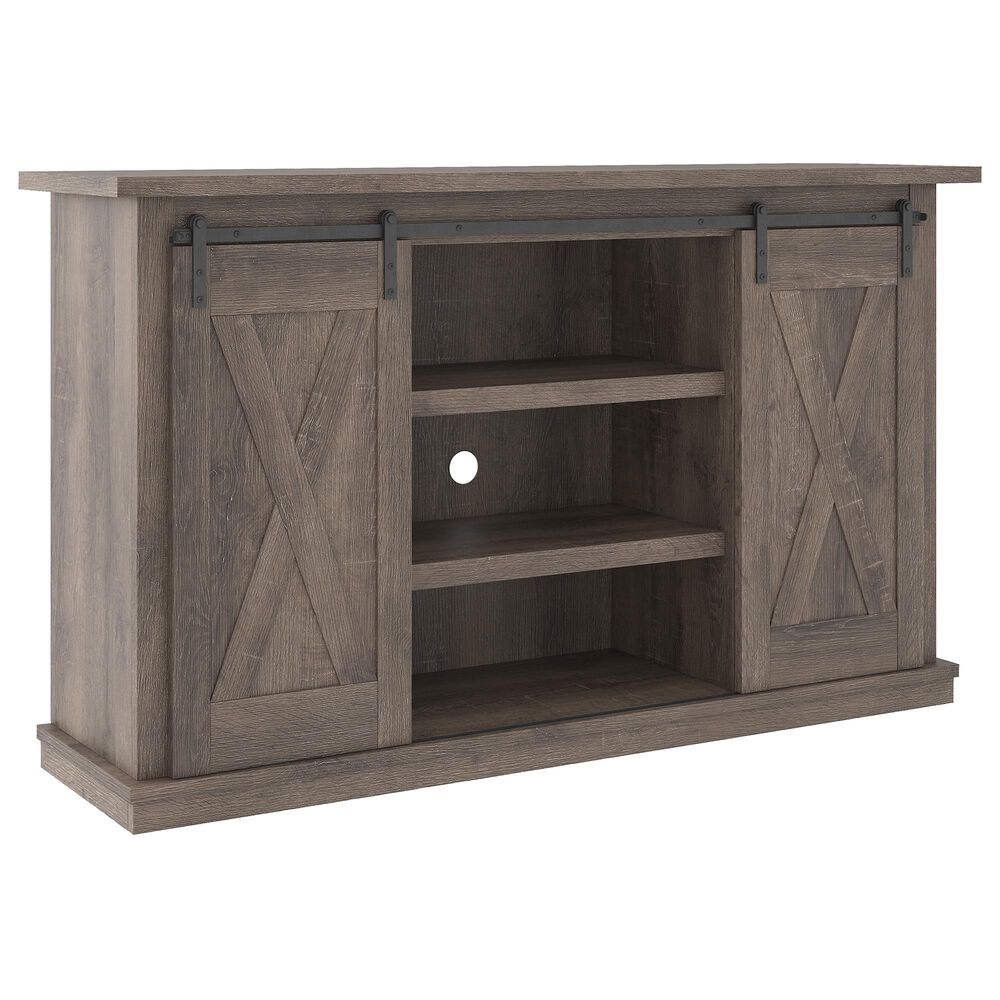 Ashley Arlenbry Medium 54" TV Stand in Weathered Oak, , large