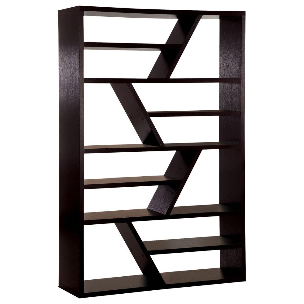Furniture of America Cramer Bookcase in Espresso, , large
