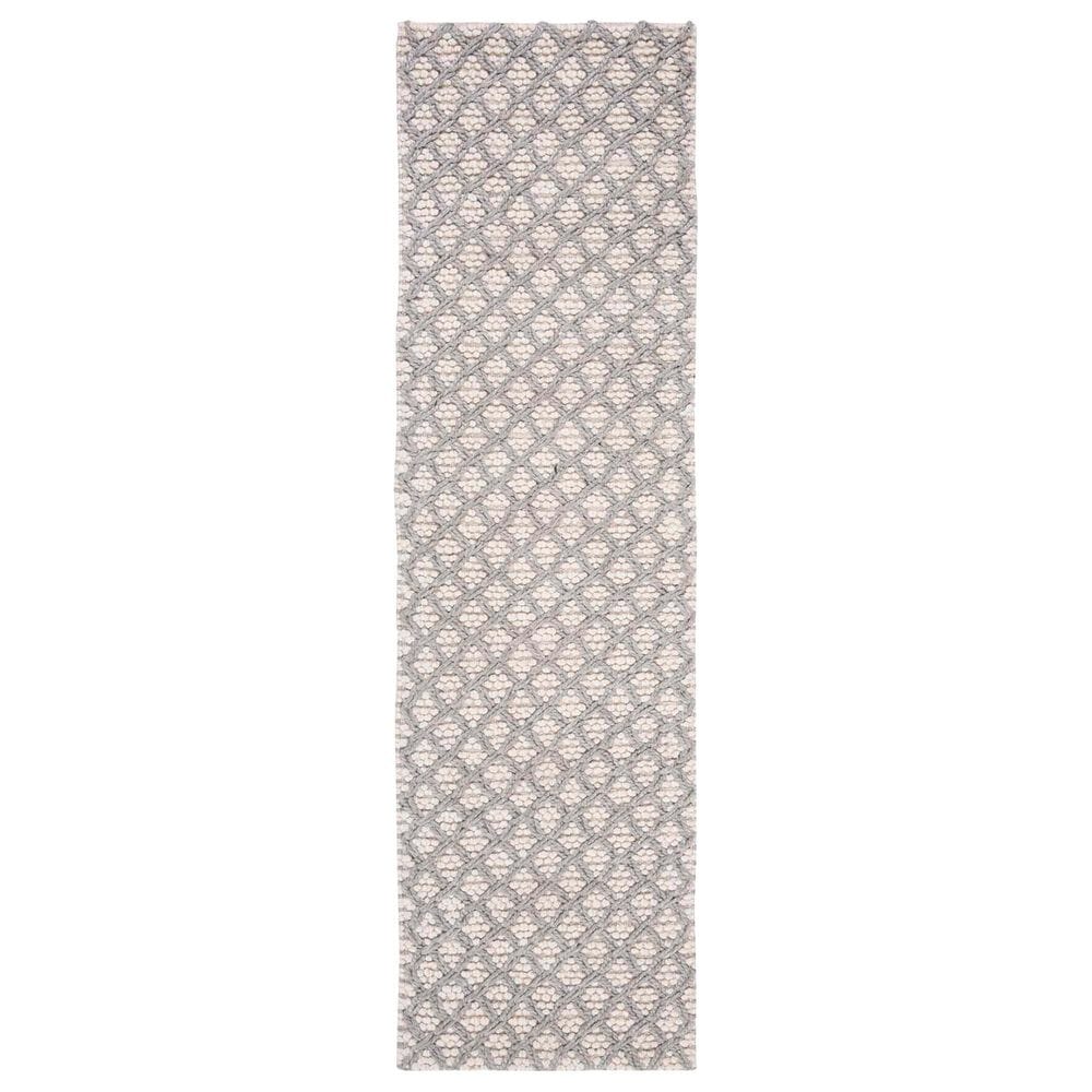 Safavieh Natura NAT404G 2"3" x 8" Silver and Ivory Runner, , large