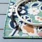 Safavieh Cabana CBN485N 4" x 6" Green and Navy Indoor/Outdoor Area Performance Rug, , large