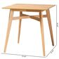 Baxton Studio Leena Counter Height Pub Table in Natural Oak, , large