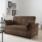 Lifestyle Solutions Hampton Queen Convertible Sofa in Brown, , large