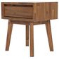 LH Imports Gia 1-Drawer Nightstand in Warm Pecan, , large