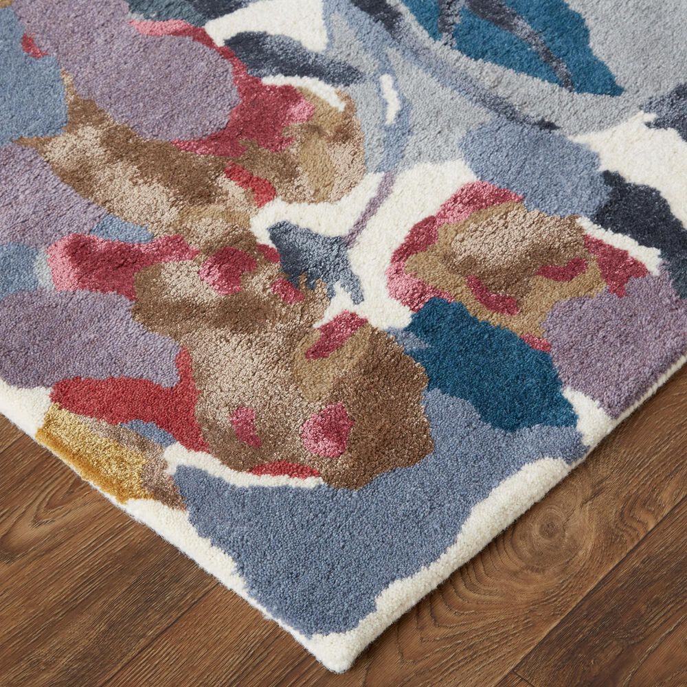 Feizy Dafney 8869F 10&#39; x 14&#39; Blue and Multicolor Area Rug, , large
