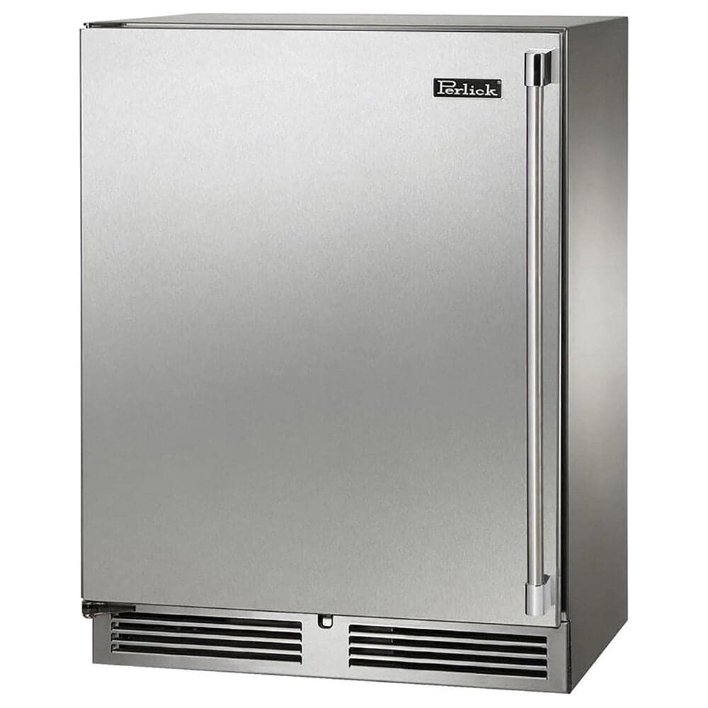 Perlick Signature Shallow Depth 3.1 Cu. Ft. Wine Center with Left Hinge Solid Door in Stainless Steel, , large