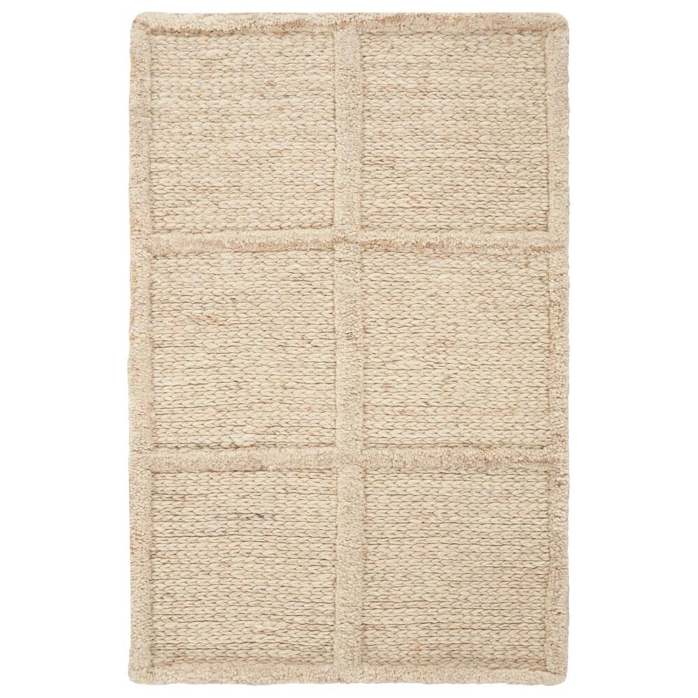 Nourison Pure Framework Sand 2" x 3" Area Rug, , large