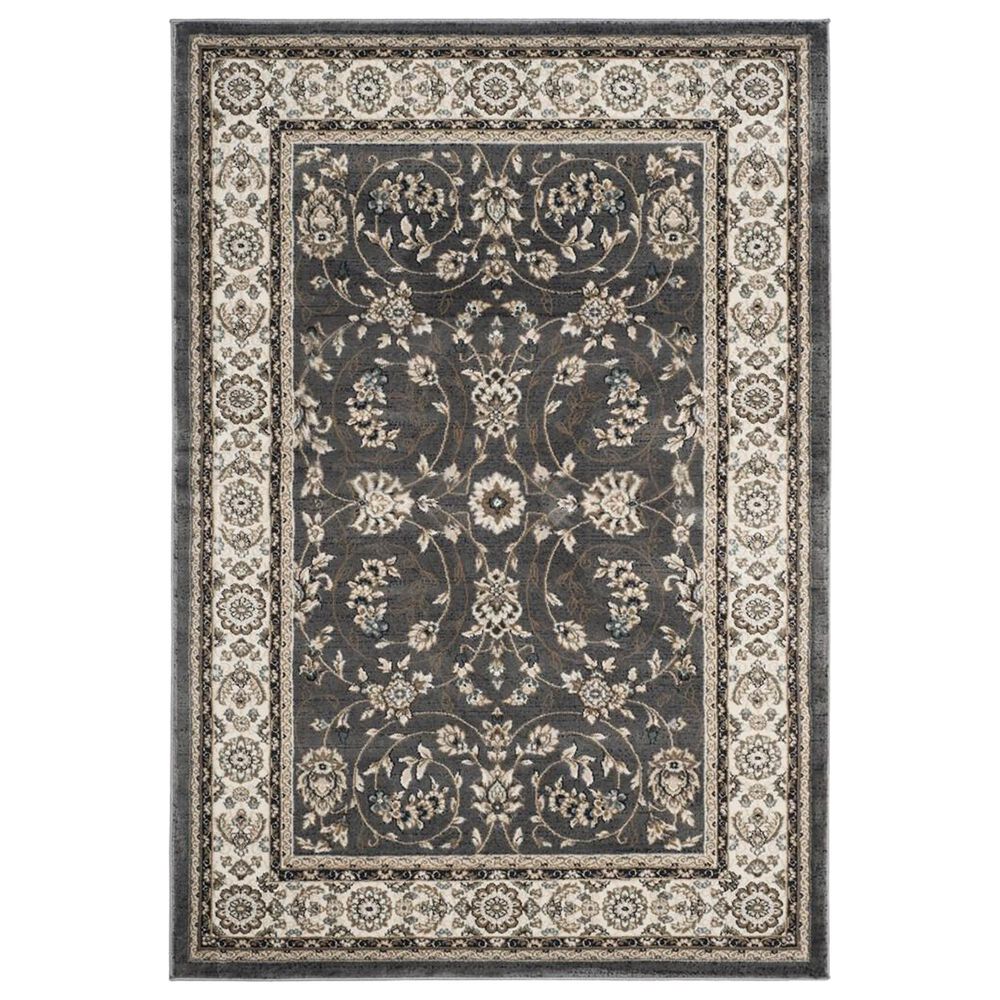 Safavieh Lyndhurst LNH340 5"3" x 7"6" Grey and Cream Area Rug, , large