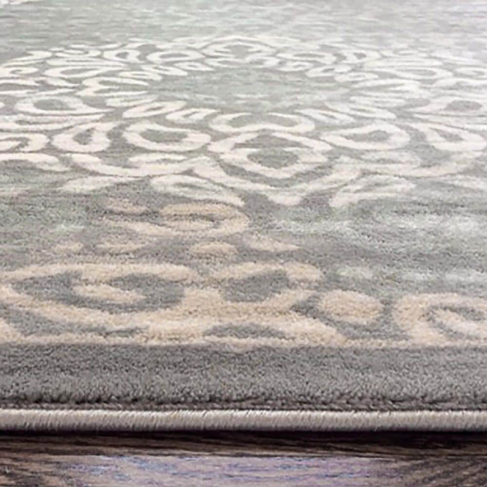 Radici USA Pisa 3471 Grey 7'10" Round Area Rug, , large
