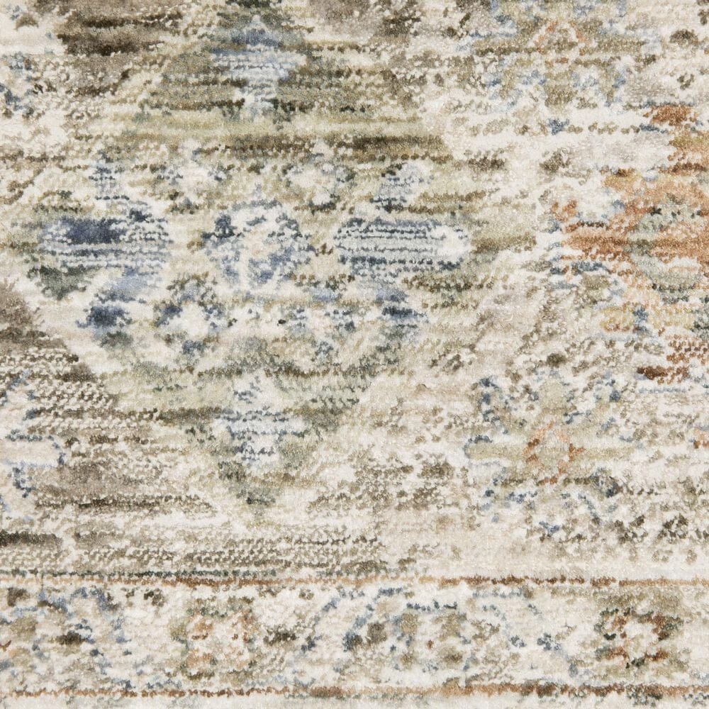 Oriental Weavers Avalon Southwestern Beige and Blue 2'7" x 7'7"Runner, , large