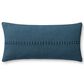 Loloi Harvey 12" x 27" Lumbar Throw Pillow in Blue, , large