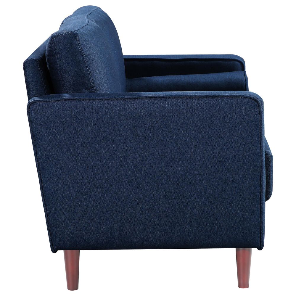 Lifestyle Solutions Langford Accent Chair in Navy Blue, , large