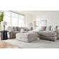 Ashley Aslan Court Storage Ottoman in Flax, , large