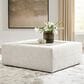 Ashley Ashbourne Estate Oversized Accent Ottoman in Snowstone, , large