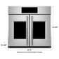 Monogram Statement 30" Smart French Door Electric Single Wall Oven in Stainless Steel, , large