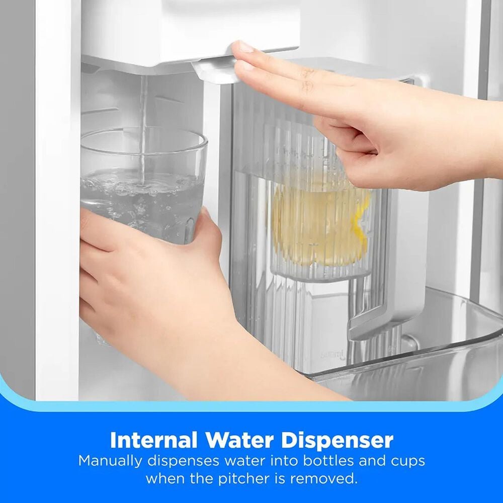 Midea 27 Cu. Ft. Counter-Depth French Door Refrigerator with AutoFill Water Pitcher in Stainless Steel, , large
