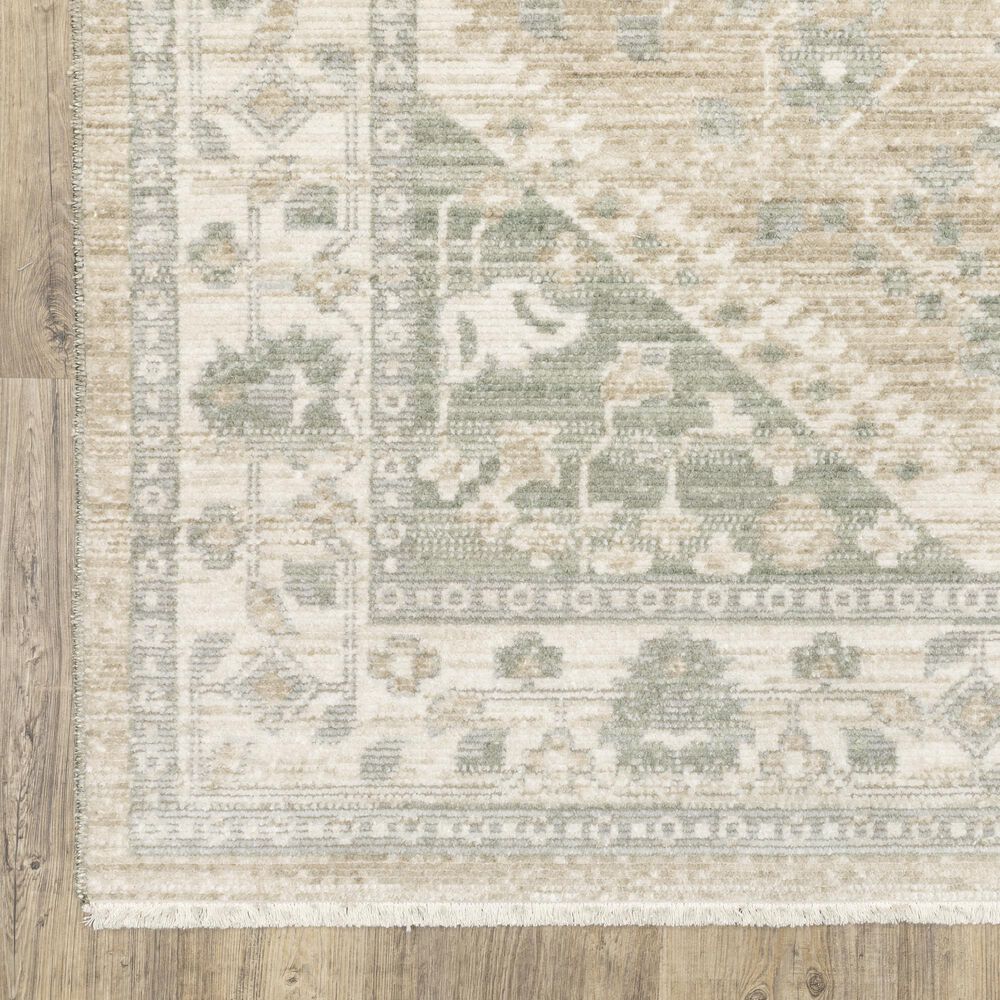 Oriental Weavers Lola LLA06 Blue and Beige 7'10" x 10' Area Rug, , large