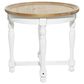 Maple and Jade Tray Top Accent Table in Vintage White and Brown, , large