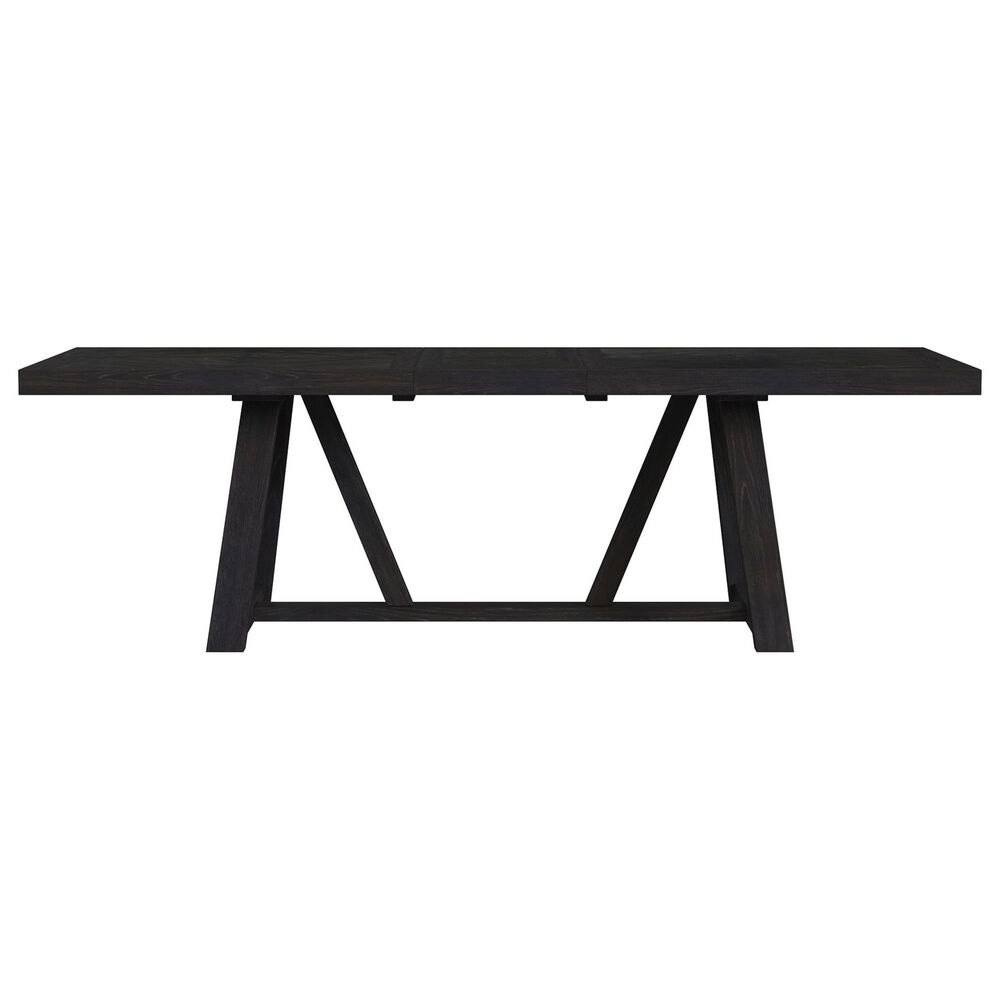 Mayberry Hill Transcend Dining Table with 22" Leaf in Charcoal - Table Only, , large