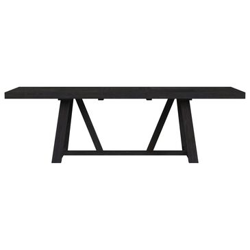 Mayberry Hill Transcend Dining Table with 22" Leaf in Charcoal - Table Only, , large