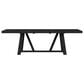 Mayberry Hill Transcend Dining Table with 22" Leaf in Charcoal - Table Only, , large