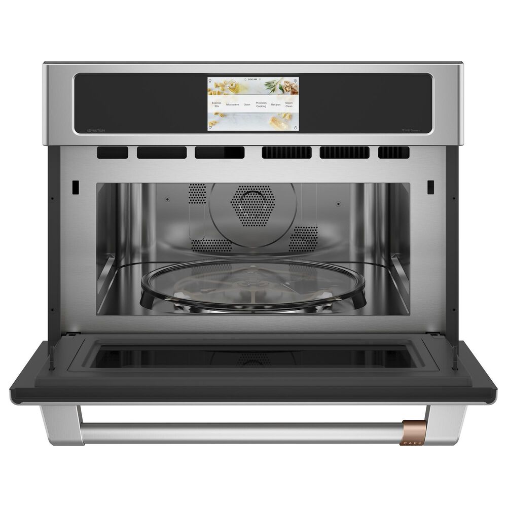 Cafe 1.7 Cu. Ft. 27&quot; Built-In Smart Microwave Oven with 120V Advantium Technology in Stainless Steel, , large