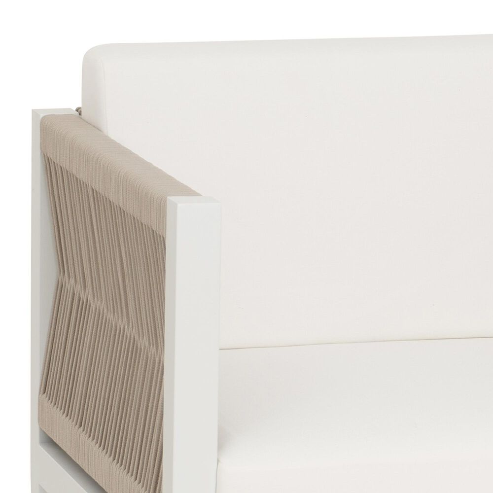 Linon Home Decor Claiborne Patio Arm Chair in Soft White, , large