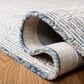 Safavieh Micro-Loop MLP538M 10" x 14" Blue and Ivory Area Rug, , large