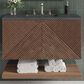 James Martin Vanities Marcello 36" Single Bathroom Vanity in Chestnut with 3 cm Charcoal Soapstone Quartz Top and Rectangular Sink, , large