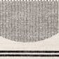 Surya Pisa 5" x 7" Black, Ivory and Gray Area Rug, , large