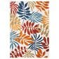 Safavieh Cabana CBN814A 5"3" x 7"6" Creme and Red Indoor/Outdoor Area Performance Rug, , large