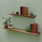 Regency Global Sourcing Niche Islander 36" Hard Wood Floating Shelf in Walnut, , large