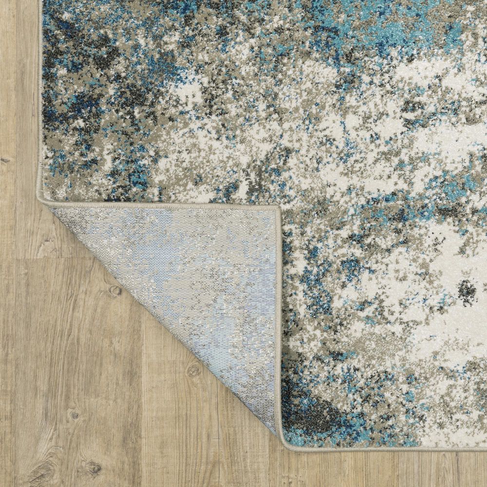 Oriental Weavers Venice Rimini 5&#39;3&quot; x 7&#39;3&quot; Blue and Beige Area Rug, , large