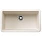 Blanco Ikon 33" Apron Front Single Bowl Sink in Soft White, , large