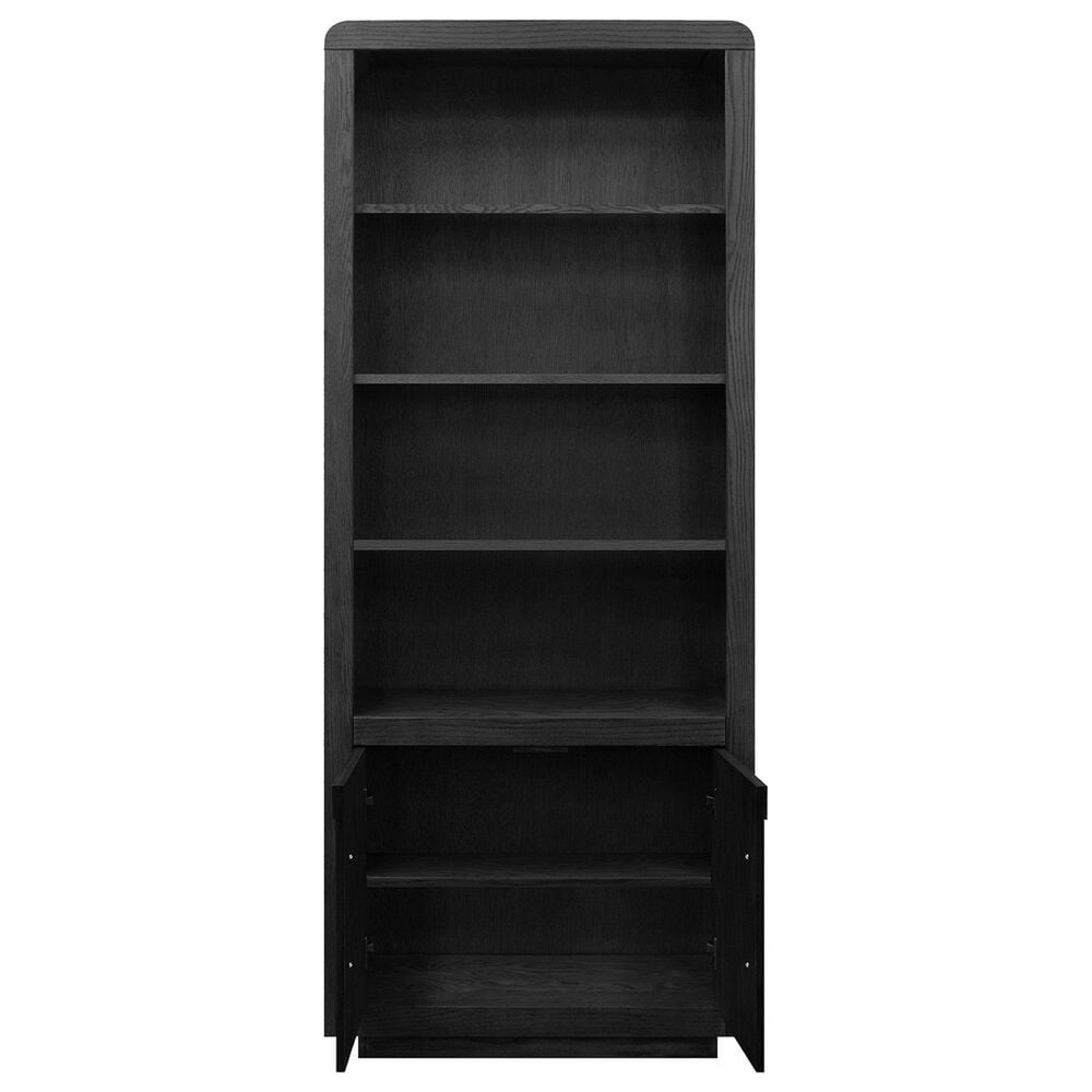 Legends Home Eclipse 78&quot; Bookcase in Clove and Natural Walnut, , large