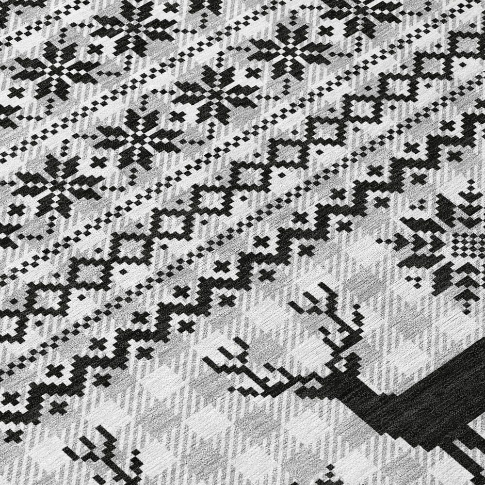 Dalyn Rug Company Wonderland WN28 2&#39;6&quot; x 3&#39;10&quot; Silver Indoor/Outdoor Area Rug, , large
