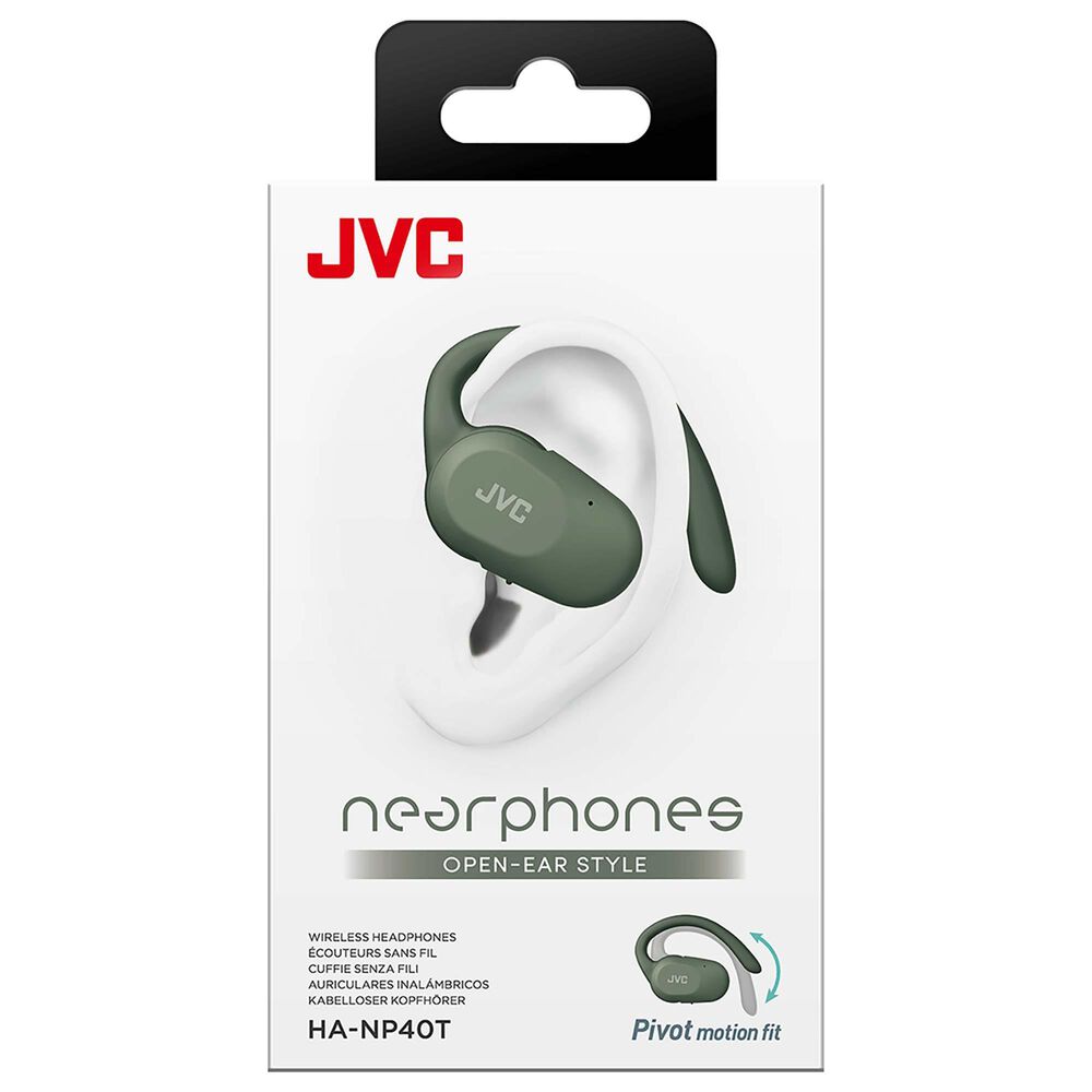JVC Nearphones Open-Ear True Wireless Earbuds in Green, , large