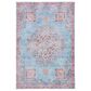Safavieh Serapi 4" x 6" Blue and Brown Area Rug, , large