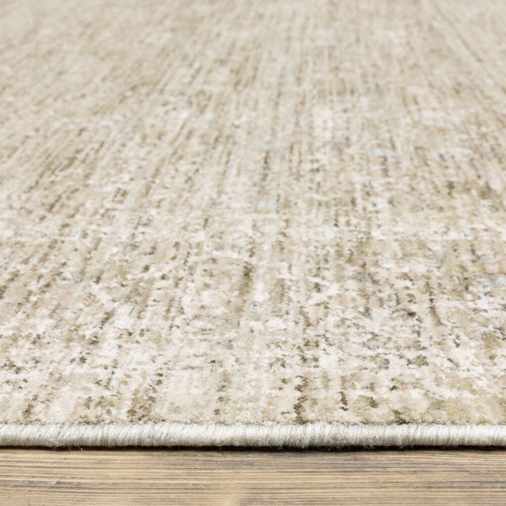 Oriental Weavers Avalon AVA07 Beige and Grey 2&#39;7&quot; x 7&#39;7&quot;Runner, , large