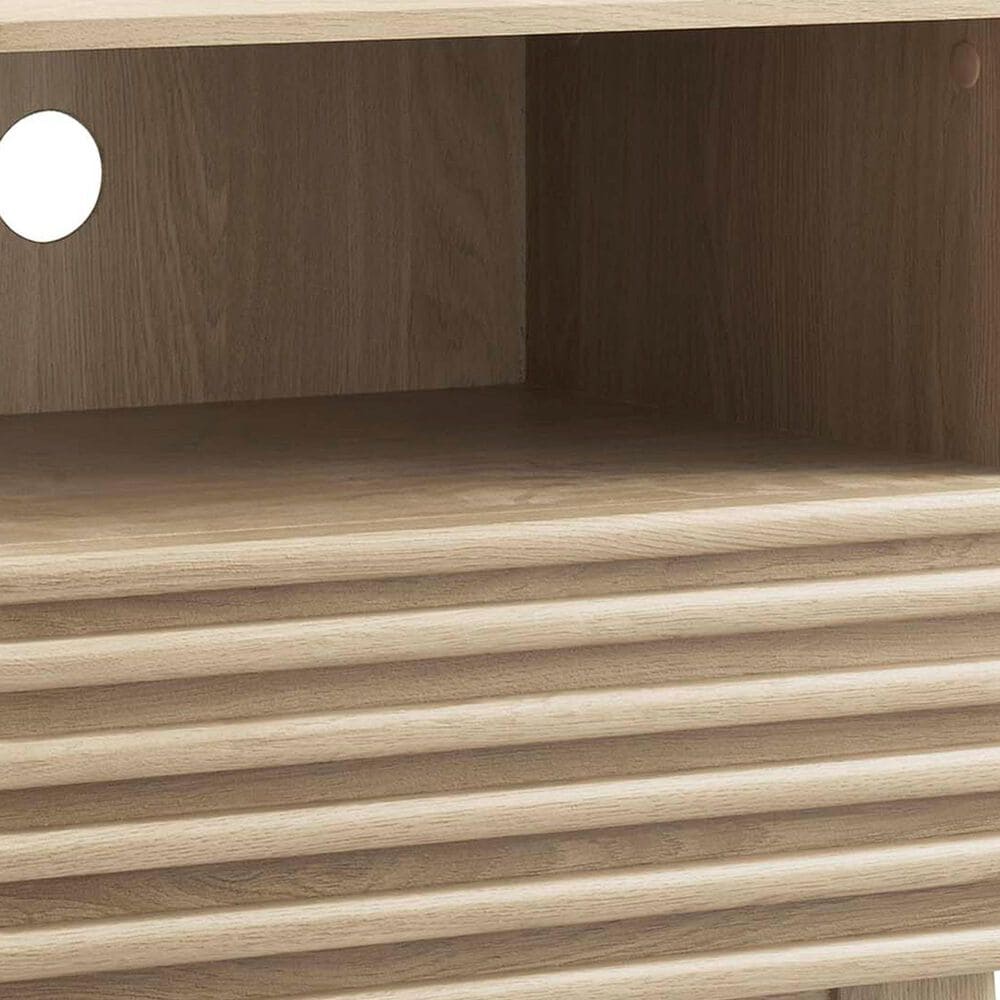 Modway Render 1 Drawer and Shelf Nightstand in Oak, , large