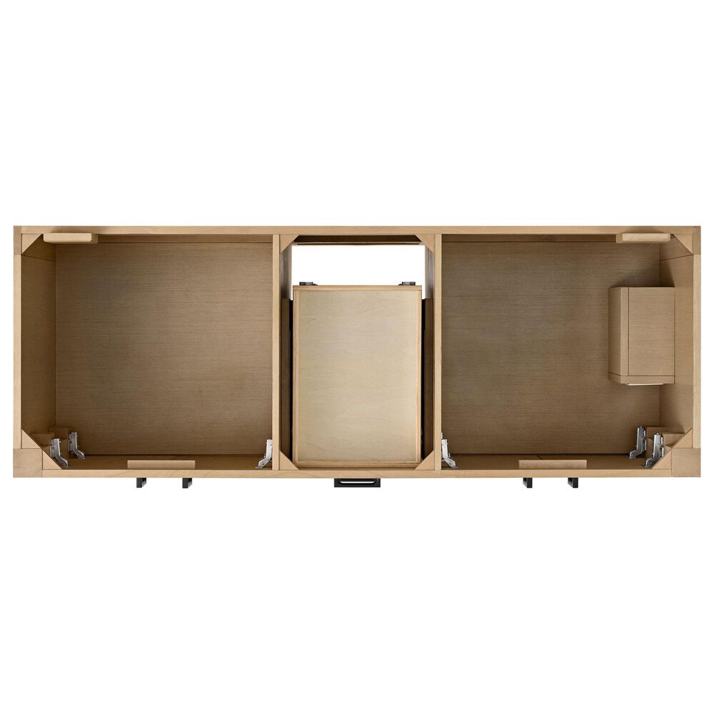 37B Alanya 60" Double Bathroom Vanity in Warm Oak with White Composite Stone Top, , large