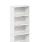 HOMLUX 8-Tier Multimedia Storage Tower with Adjustable Shelves in White, , large