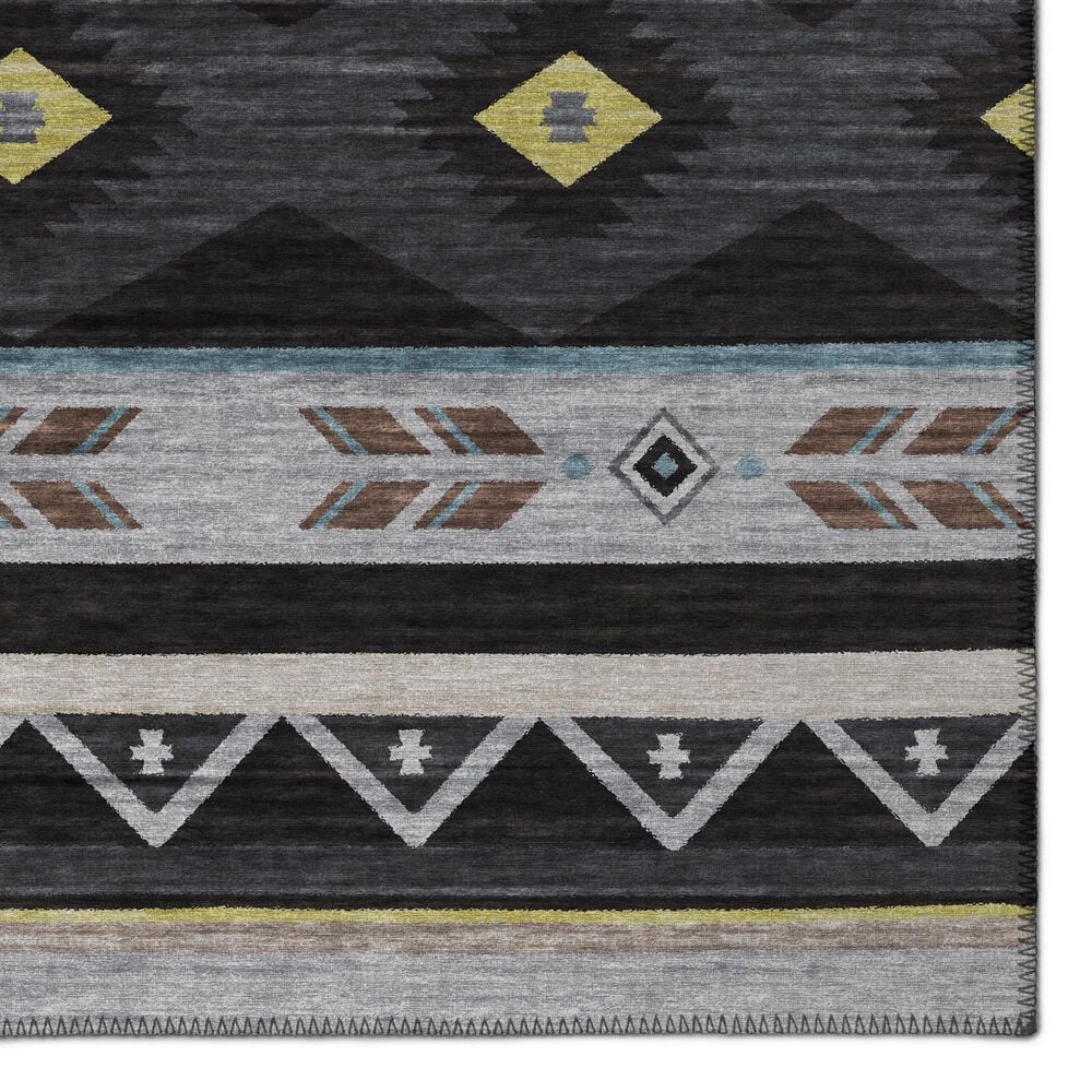Dalyn Rug Company Phoenix PH3 2&#39;6&quot; x 3&#39;10&quot; Black Indoor/Outdoor Area Rug, , large