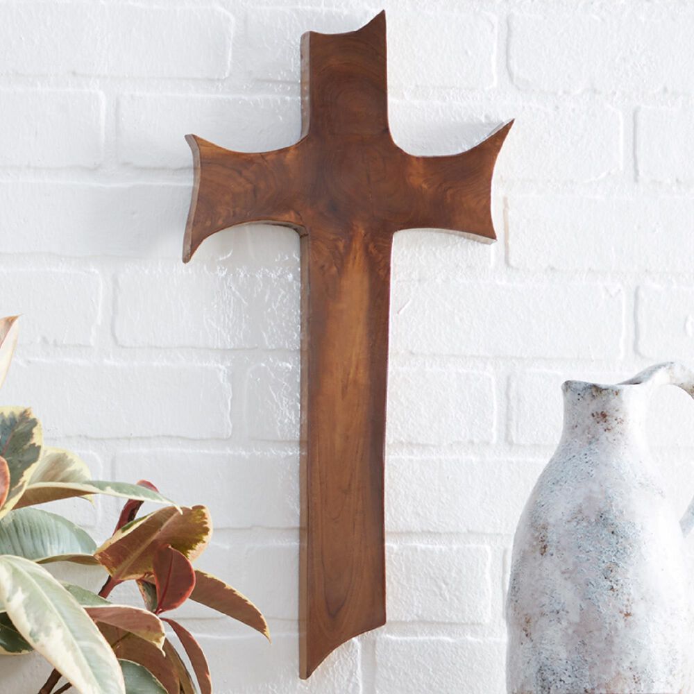Maple and Jade 20&quot; x 10&quot; Wall Decor in Natural Brown, , large