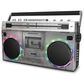 Ion Retro Glow Bluetooth Speaker in Silver, , large