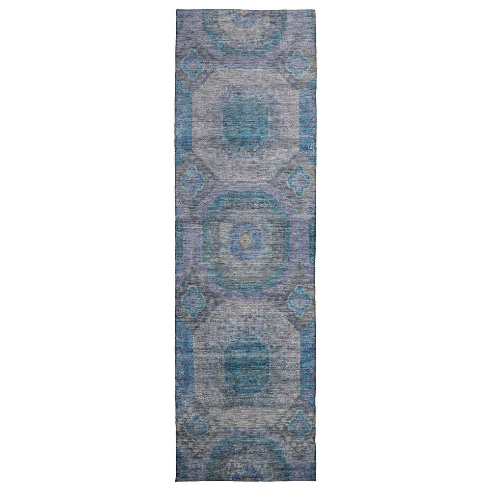 Dalyn Rug Company Karaj KJ6 2"3" x 7"6" Blue Indoor/Outdoor Runner, , large