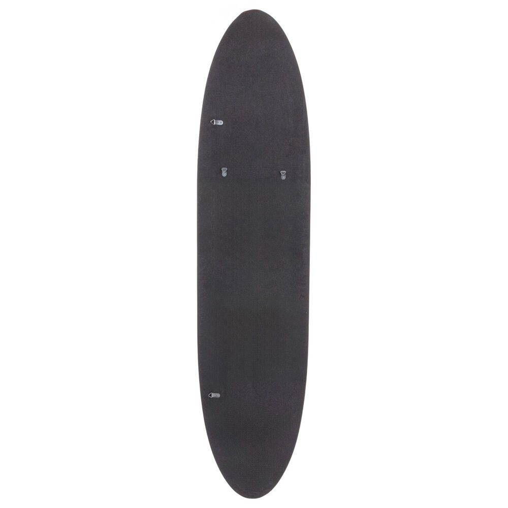 Creative Coop 15" x 65.6" Surfboard Wall Decor in Black, White and Brown, , large