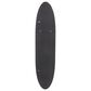 Creative Coop 15" x 65.6" Surfboard Wall Decor in Black, White and Brown, , large