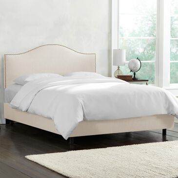Skyline Furniture Full Bed in Linen Talc, , large