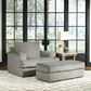 Ashley Soletren Oversized Ottoman in Ash, , large