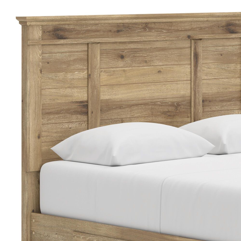 Ashley Makidern Queen Storage Bed with Six Drawers in Tan, , large